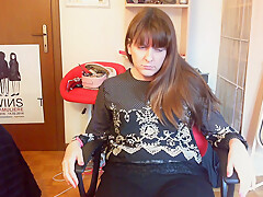 Hardcore Pee Suffering On The Floor Do You Want To Drink All?