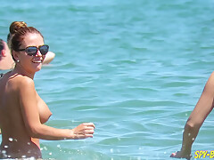 SpyBeach Hot Amateurs Topless Voyeur Beach Sexy Big Tit